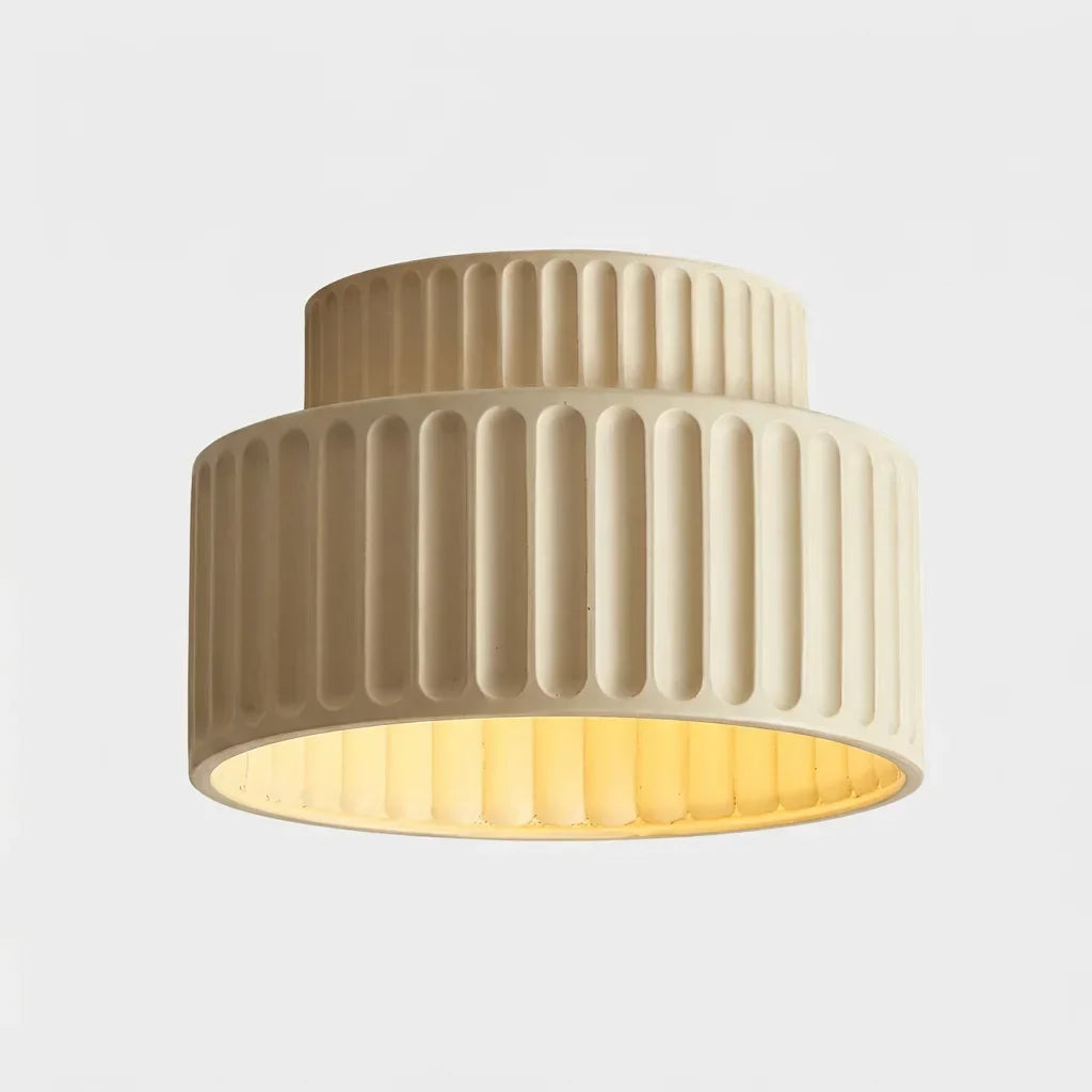Semi Flush Mount Light Fixture 10 Inch Resin Dome for Low Ceilings Hallway Entry Foyer Bedroom Transitional Classic Home Décor