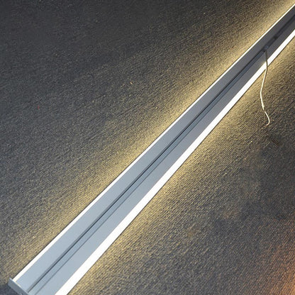 Sleek Aluminum LED Sconce Light Fixture Dimmable Modern Low-Profile Installation for Bedroom Living Room Study Adjustable Brightness