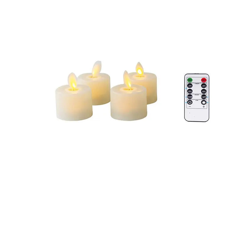 Liora Flameless Candle Set - LED Light with Remote Control, Battery Operated