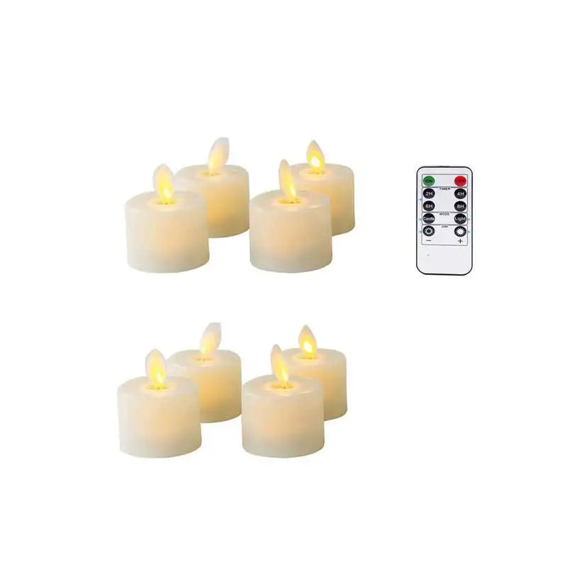 Liora Flameless Candle Set - LED Light with Remote Control, Battery Operated