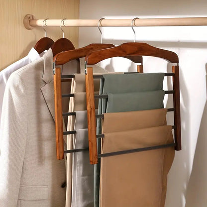 Liora Wooden Coat Hanger - Solid Wood, Elegant Design