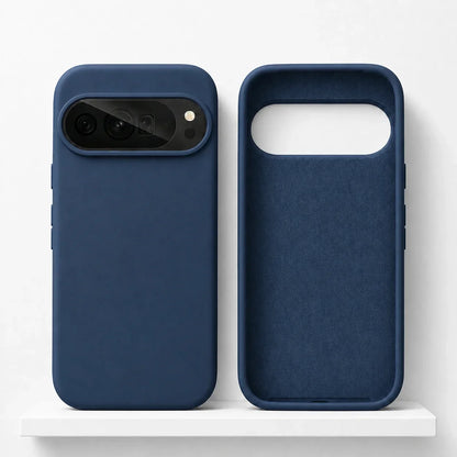 Soft-Touch Phone Case for Google Pixel – Anti-Fingerprint Silicone Cover with Raised Edges & Wireless Charging – Precise Fit for Pixel