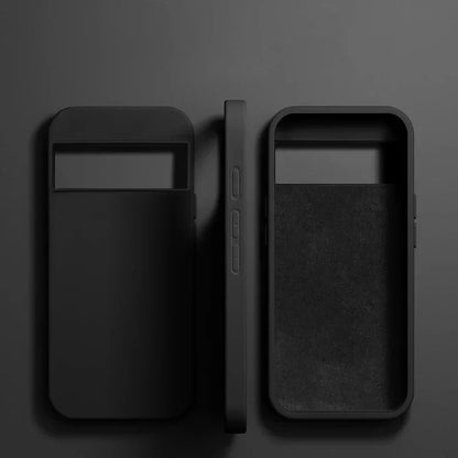 Soft-Touch Phone Case for Google Pixel – Anti-Fingerprint Silicone Cover with Raised Edges & Wireless Charging – Precise Fit for Pixel