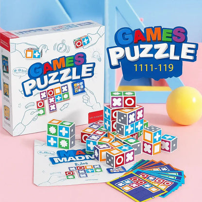Fast-Paced Matching Puzzle Game for Kids & Adults Ages 7+ | Screen-Free Tabletop Challenge for 1-4 Players | Portable Travel-Size Strategy G