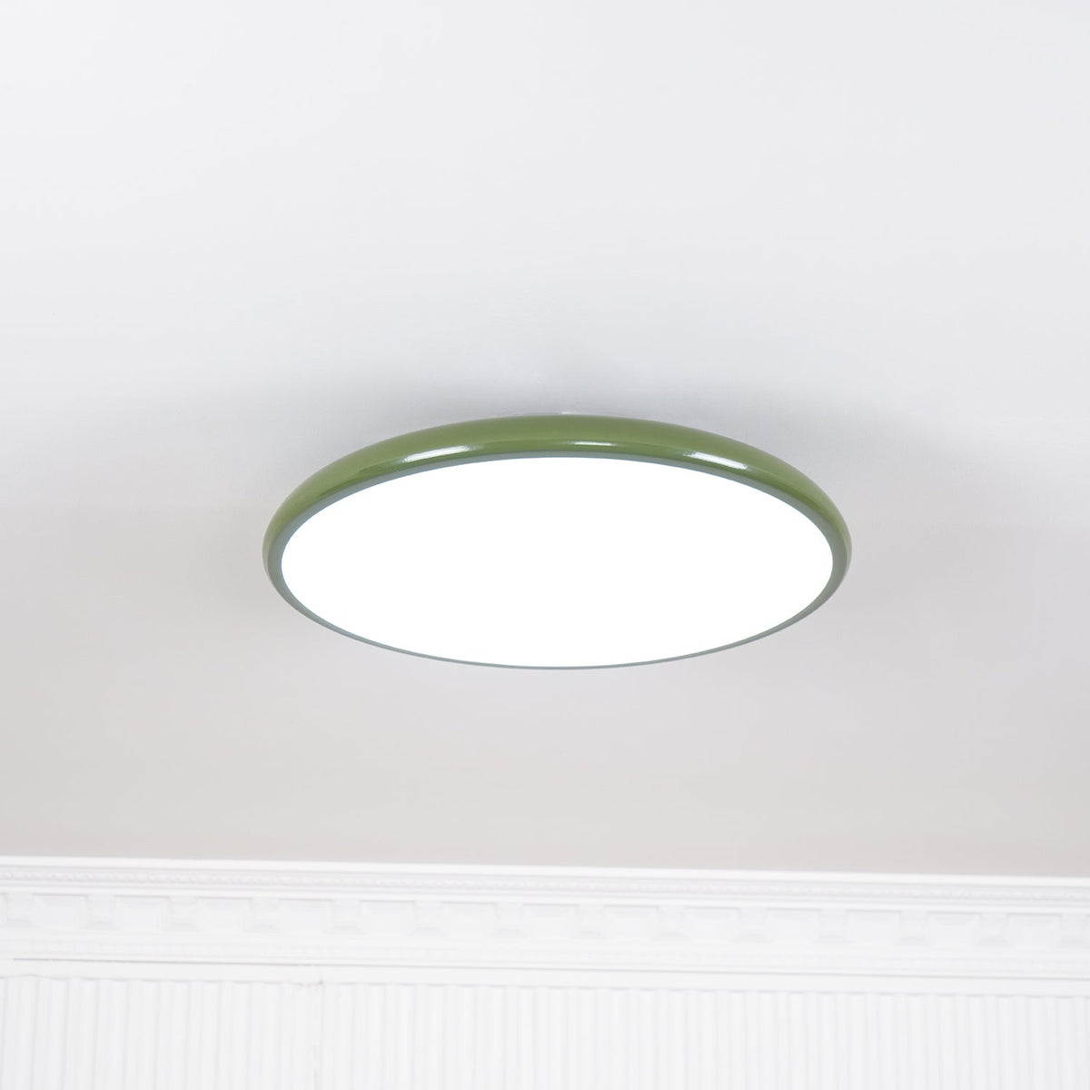Adjustable Flush Mount LED Ceiling Light with Remote Dimmer for Bedroom Living Room Dining Room | Modern Round Acrylic Fixture Hardwired