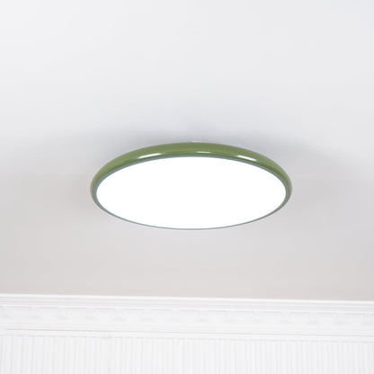 Adjustable Flush Mount LED Ceiling Light with Remote Dimmer for Bedroom Living Room Dining Room | Modern Round Acrylic Fixture Hardwired
