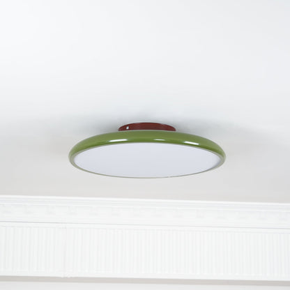 Adjustable Flush Mount LED Ceiling Light with Remote Dimmer for Bedroom Living Room Dining Room | Modern Round Acrylic Fixture Hardwired