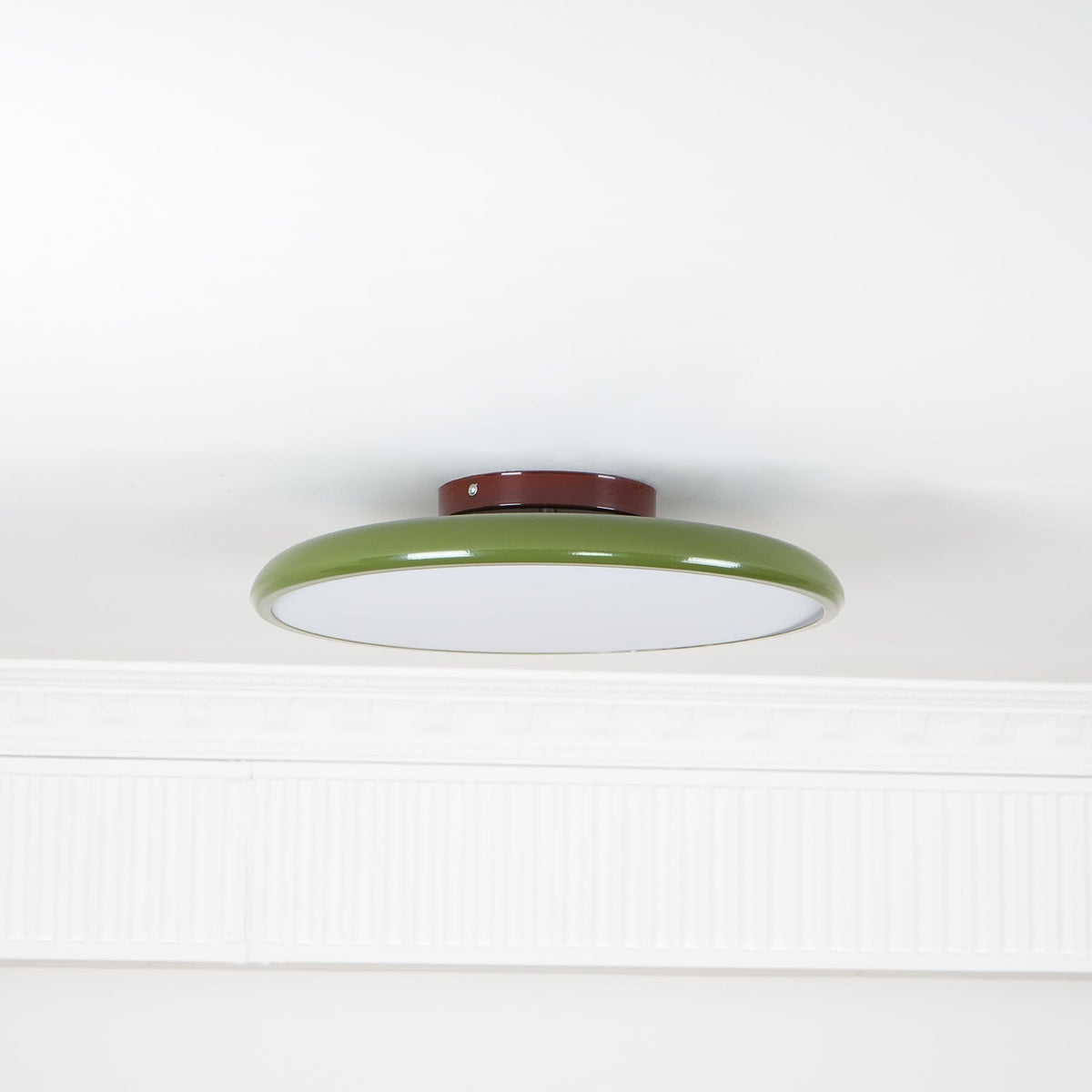 Adjustable Flush Mount LED Ceiling Light with Remote Dimmer for Bedroom Living Room Dining Room | Modern Round Acrylic Fixture Hardwired