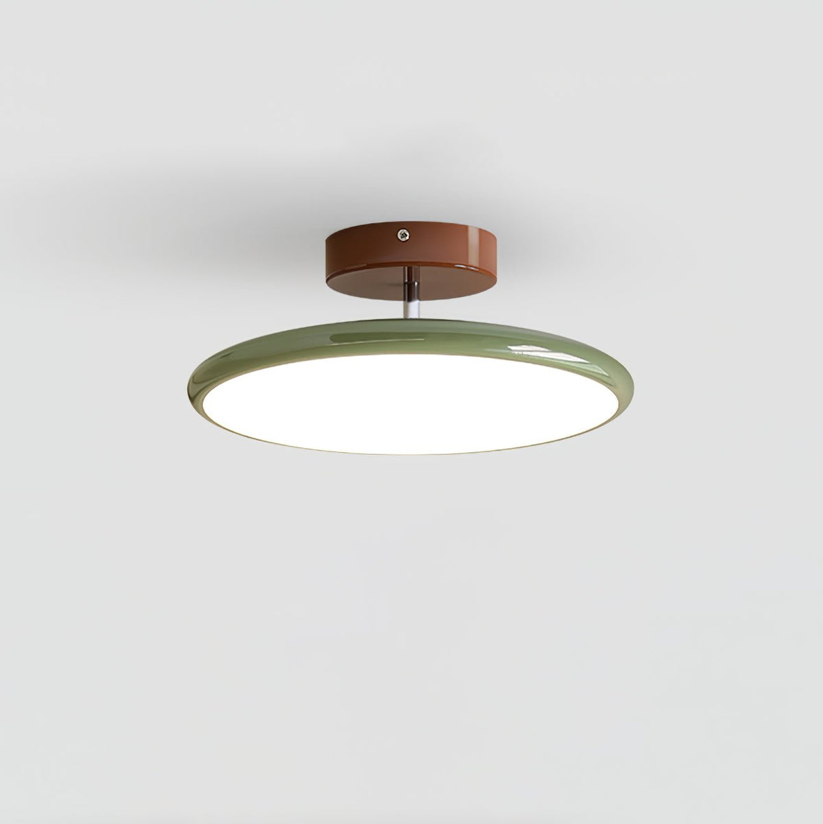 Adjustable Flush Mount LED Ceiling Light with Remote Dimmer for Bedroom Living Room Dining Room | Modern Round Acrylic Fixture Hardwired