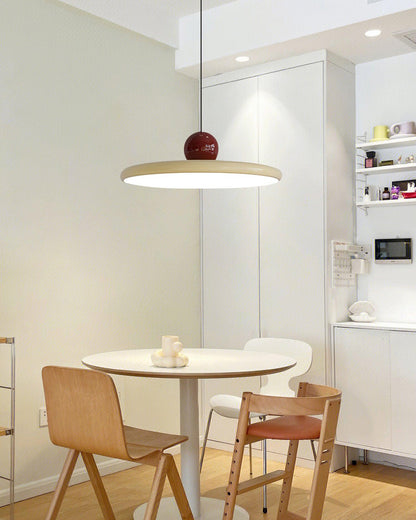 Round Flush Mount LED Ceiling Light Fixture with Adjustable Color Temperature for Kitchen Island Dining Room Bedroom Living Room Modern Indo