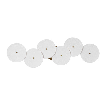 Ceramic Petal Wall Sconce – Floral LED Light with Gold Metal Accents for Hallway, Bedroom & Living Room Decor