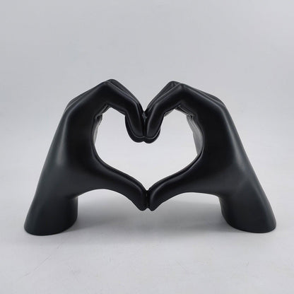 Lovelia Wall Art - Hand-Carved Wood, Heart-Shaped Home Decoration