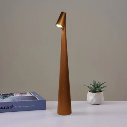 Rechargeable LED Desk Lamp 14 Inch Aluminum Portable Light for Nightstand Office Study Room Wireless Illumination 3000K