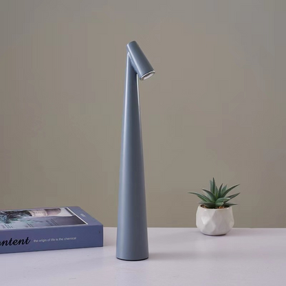 Rechargeable LED Desk Lamp 14 Inch Aluminum Portable Light for Nightstand Office Study Room Wireless Illumination 3000K