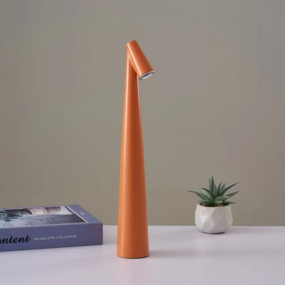 Rechargeable LED Desk Lamp 14 Inch Aluminum Portable Light for Nightstand Office Study Room Wireless Illumination 3000K