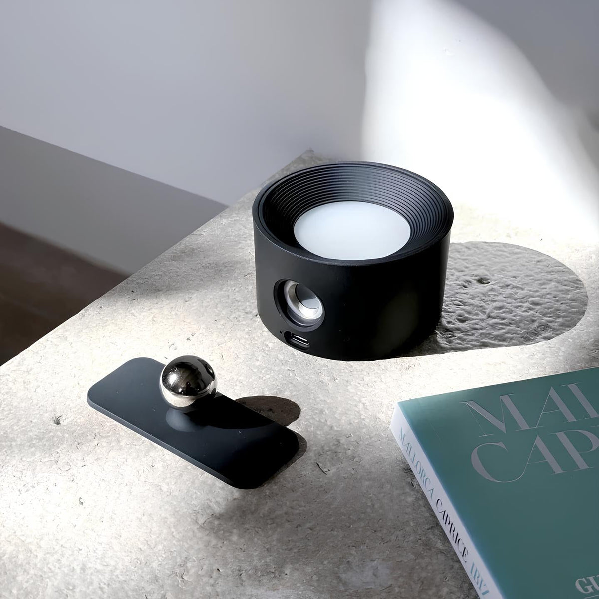 LumoFlex | Wireless Rechargeable Wall Lamp with 360° Rotation | Dimmable Lighting for Versatile Ambiance