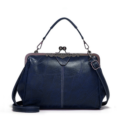 Classic Frame Clutch Purse for Women Evening Formal Dinner Party Shoulder Bag Small Vintage Style Metal Clasp Handbag