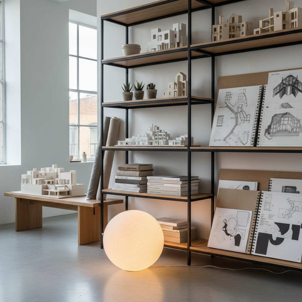 LunaBall | Modern Resin Globe Floor Lamp with Soft Light Diffusion | Elegant Design for Cozy Ambiance