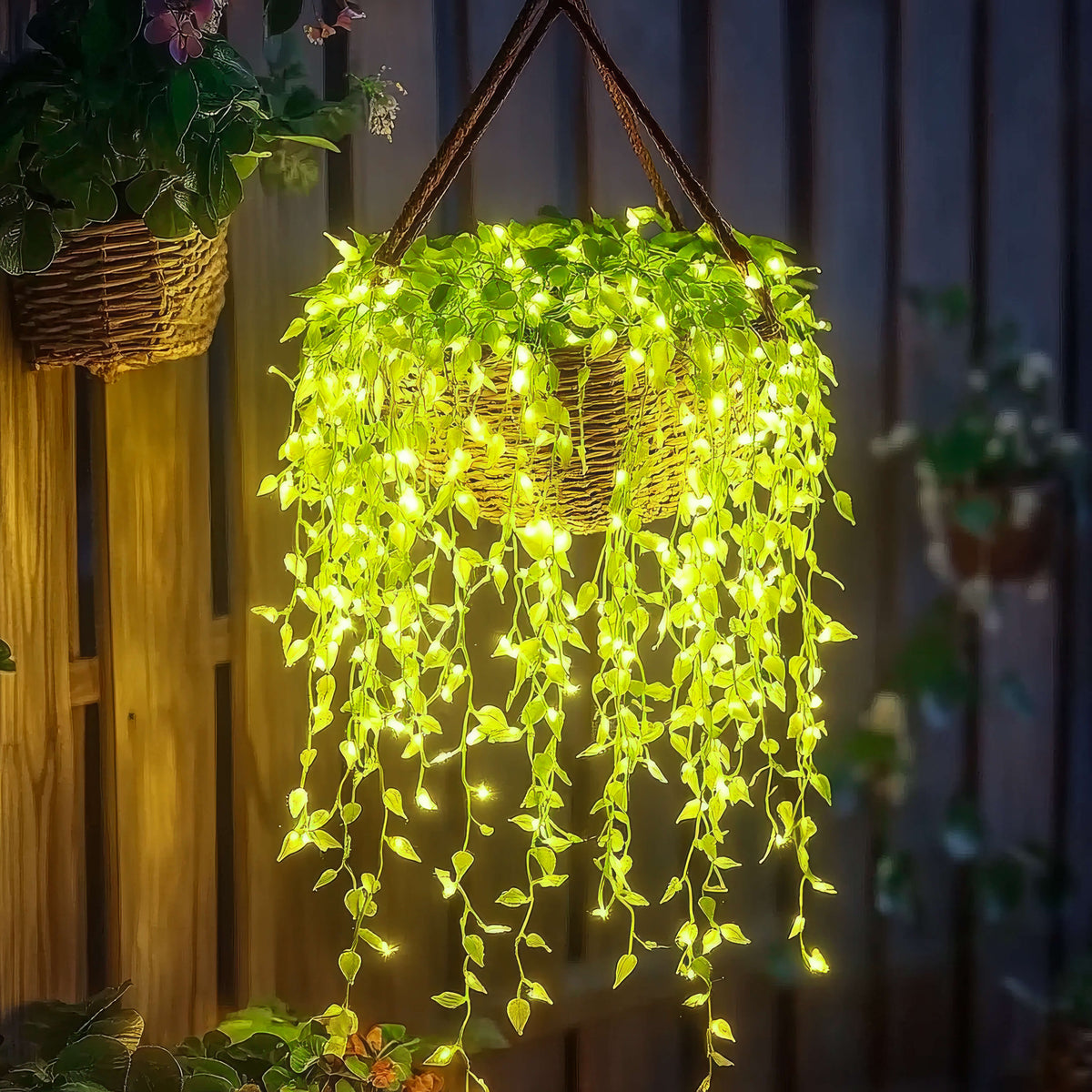 LED Lighted Ivy Garland with Remote – 100 Warm White Lights, 10 ft Faux Greenery Vine for Bedroom, Living Room, Party & Seasonal Decor
