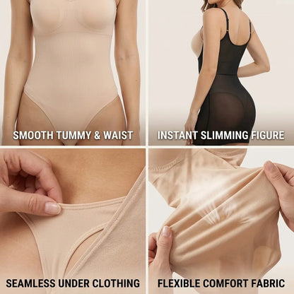 Bodysuit Tummy Control & Butt Lifter Seamless Nylon-Spandex