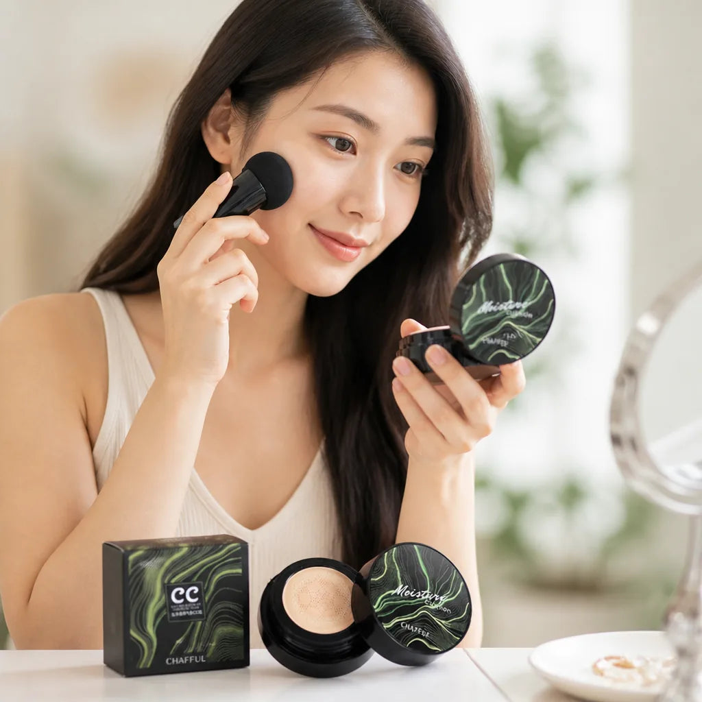 CC Cream Air-Cushion Mushroom-Head Buildable Coverage
