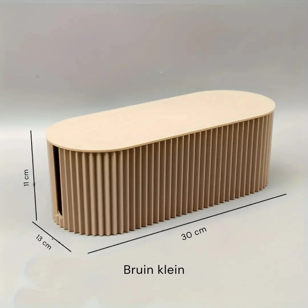 Cable Organizer Box Hidden Storage Power Strips & Chargers