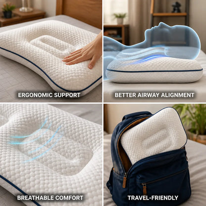 Children's Posture Pillow Ergonomic Neck Support Ages 1-18