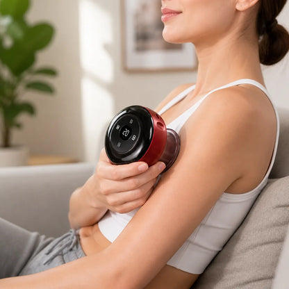 Cupping Massager Cordless Vacuum Suction & Heat Therapy
