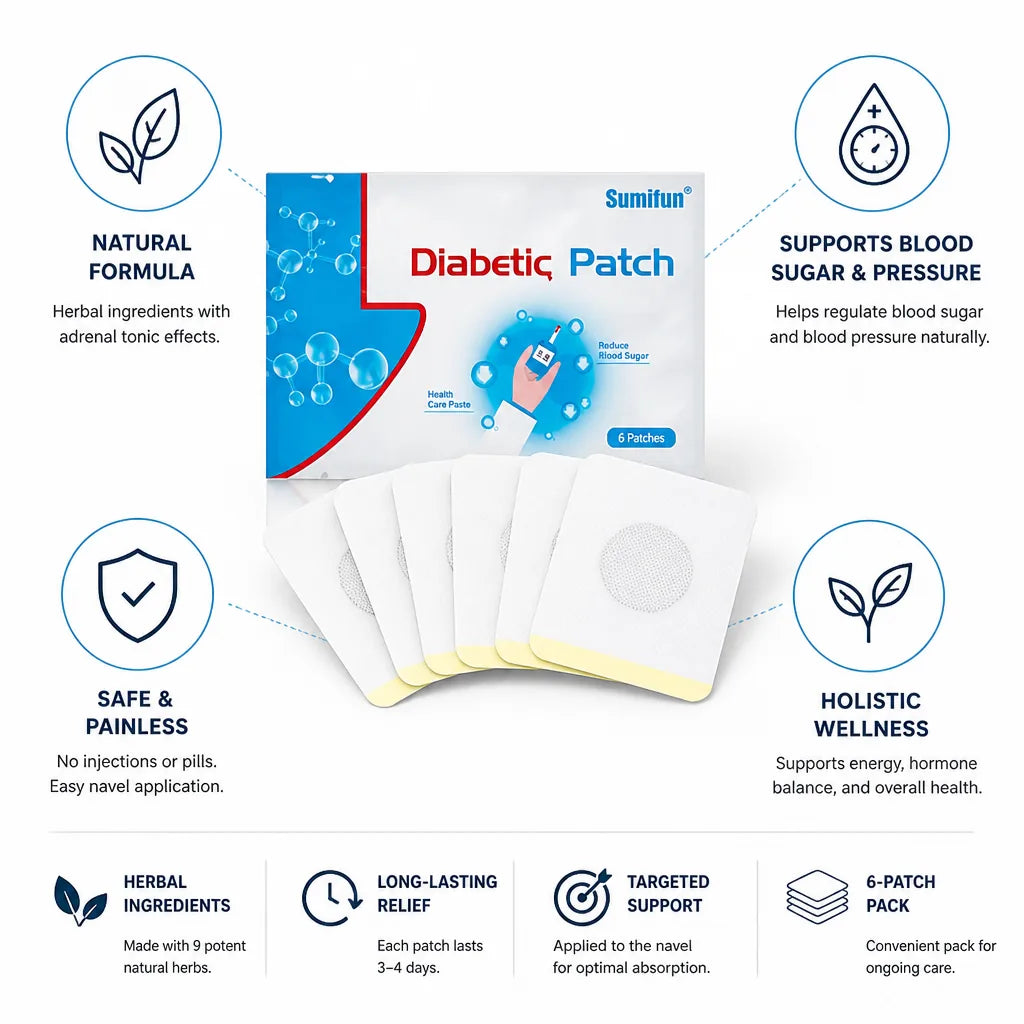 Diabetic Patch Navel Blood Sugar Support 6-Pack