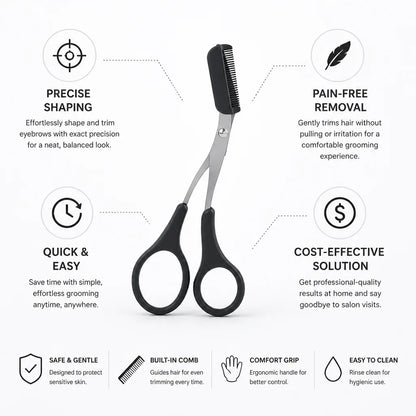 Eyebrow Trimmer Pain-Free Precision Head