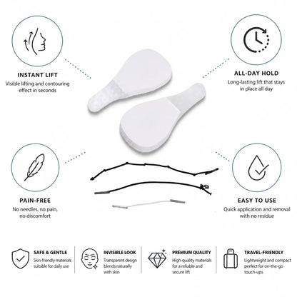 Face Lifting Strips Instant Lift Pain-Free 40 Pairs