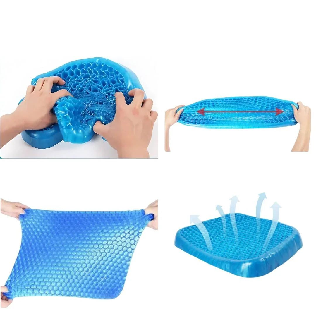 Gel Seat Cushion Pressure Relief Ergonomic Support