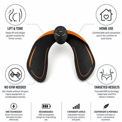 Glute Stimulator Hands-Free Wireless EMS