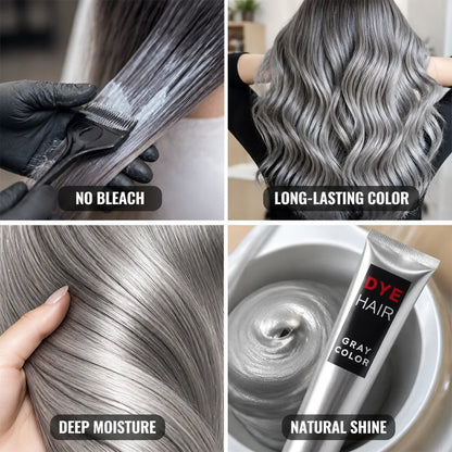 Hair Color Cream No-Bleach Long-Lasting Moisturizing Shine