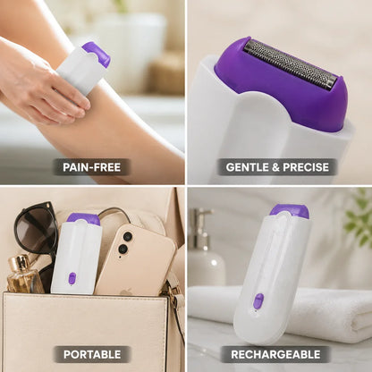 Hair Removal Kit Gentle Micro-Oscillation Pain-Free Rechargeable & Portable