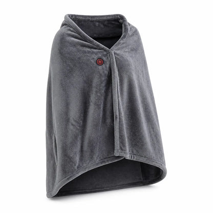 Heated Blanket Shawl USB Rechargeable 3 Heat Levels