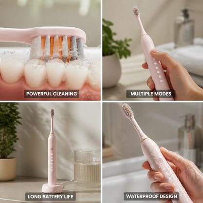High-Speed Multi-Mode Rechargeable Electric Toothbrush