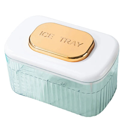 Ice Cube Maker One-Press Space-Saving Freezer-Safe