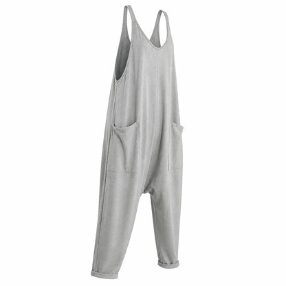 Jumpsuit Baggy Low Crotch Large Pockets