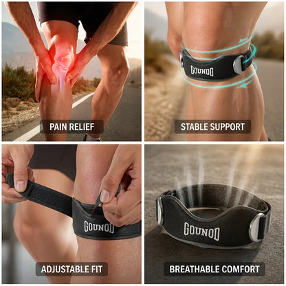Knee Compression Sleeve with Targeted Support – Non-Slip