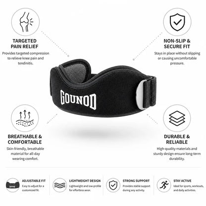 Knee Compression Sleeve with Targeted Support – Non-Slip