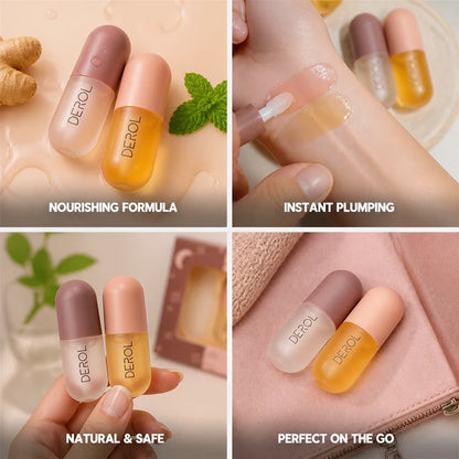 Lip Plumping Kit Instant Natural Serum Vitamin E