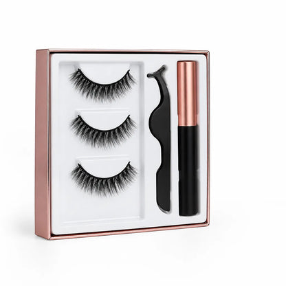 Magnetic Lashes Kit Reusable No Glue Ultra-Fine Eyeliner