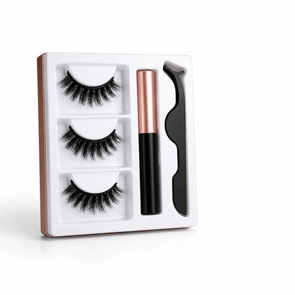 Magnetic Lashes Kit Reusable No Glue Ultra-Fine Eyeliner