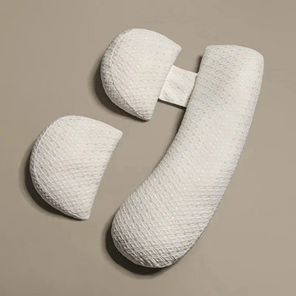 Maternity Nursing Pillow Adjustable Full-Body Machine Washable Bamboo Cover