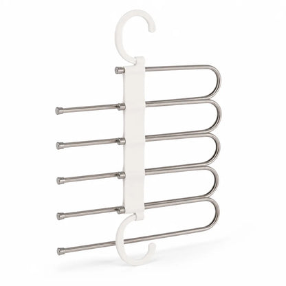 Pants Hanger Five-Tier Stainless Steel Adjustable Rods