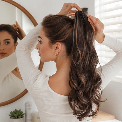 Ponytail Extension Clip-In Synthetic Fiber 22 Inch