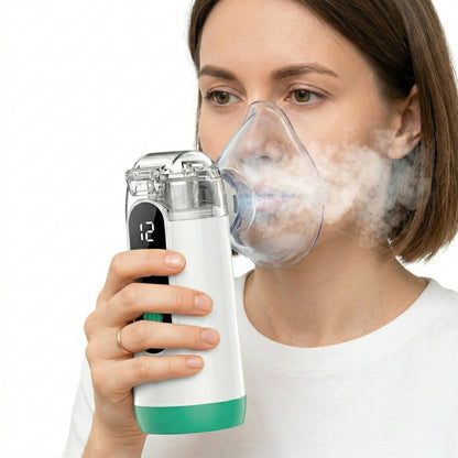 Portable Nebulizer Ultrafine Mist USB Rechargeable & Whisper-Quiet