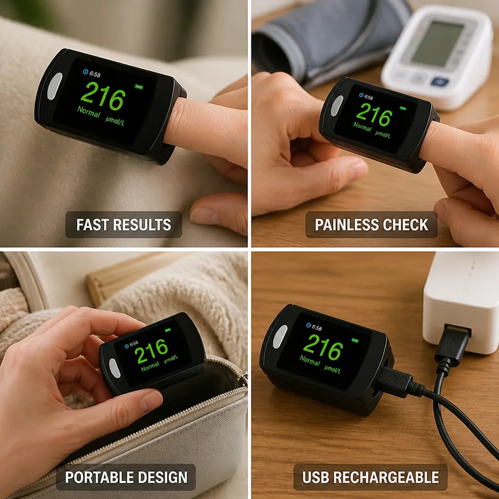 Pulse Oximeter Fingertip 5-Second SpO2 & Heart Rate