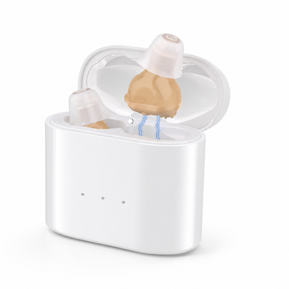 Rechargeable Invisible Noise-Cancelling Hearing Aids (Pair)